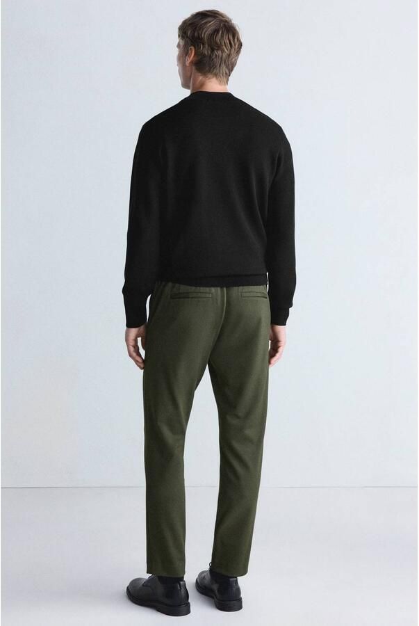 Mango Man slim fit gebreide trui zwart - Foto 3
