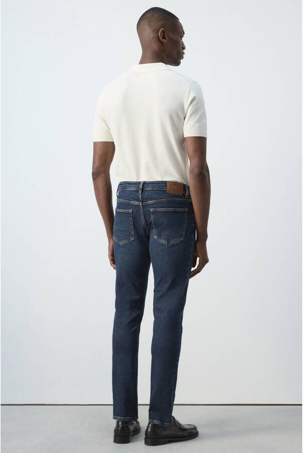 Mango Man slim fit jeans blauw - Foto 2