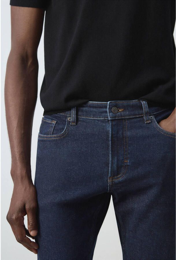 Mango Man slim fit jeans blauw - Foto 2