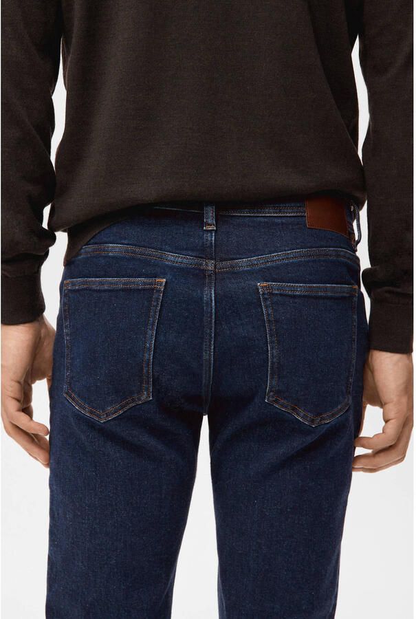 Mango Man slim fit jeans changeant blauw - Foto 2