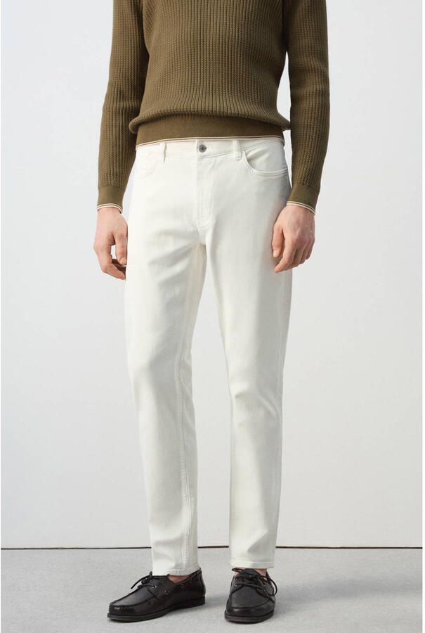 Mango Man slim fit jeans ecru