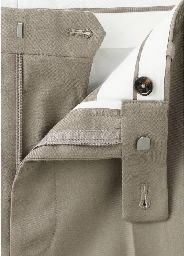 Mango Man slim fit pantalon beige - Foto 2