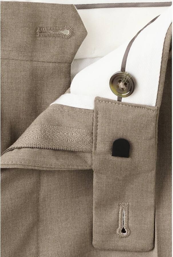 Mango Man slim fit pantalon bruin - Foto 2