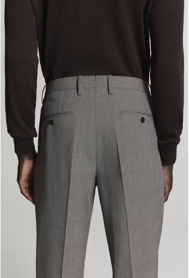 Mango Man slim fit pantalon grijs - Foto 2