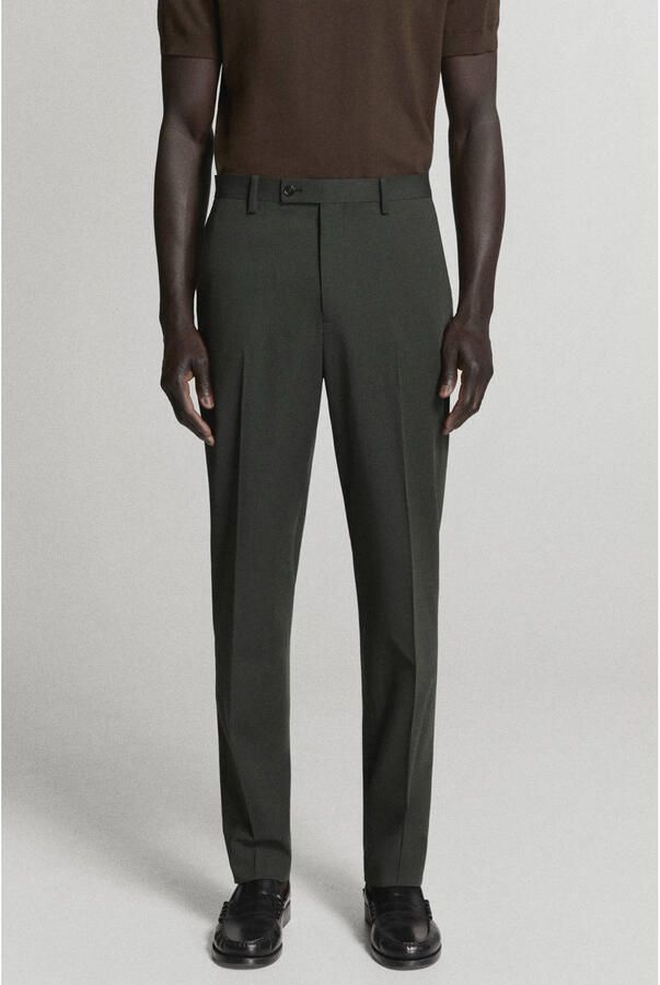 Mango Man slim fit pantalon kaki