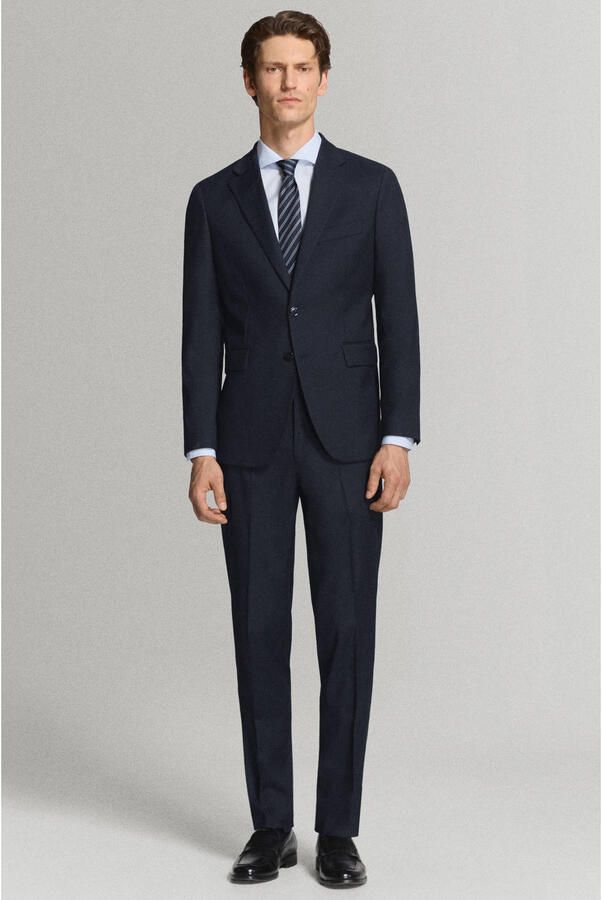 Mango Man slim fit pantalon marine - Foto 3