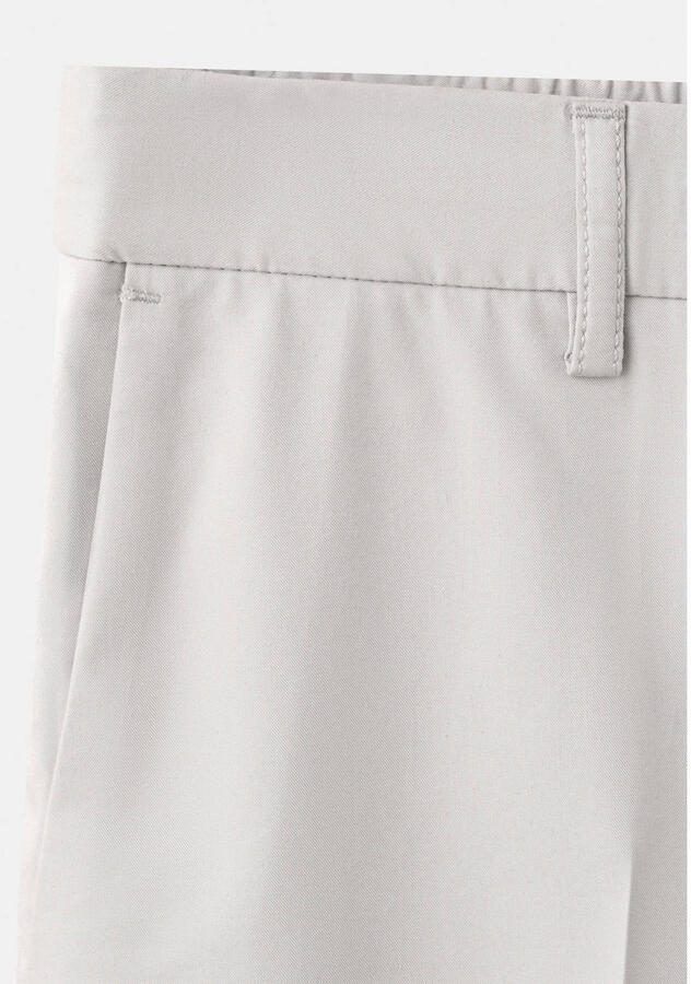 Mango Man slim fit pantalon naturel wit - Foto 2