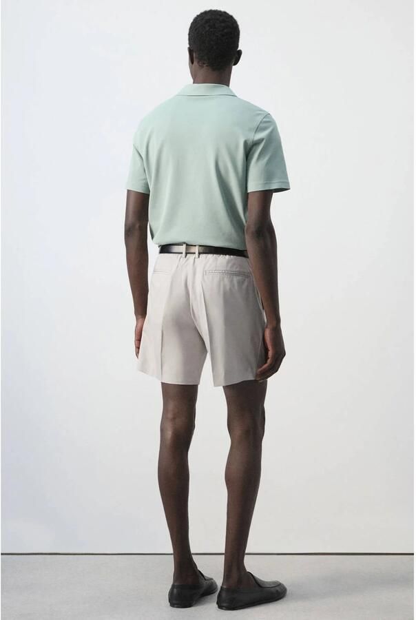 Mango Man slim fit polo groen - Foto 3
