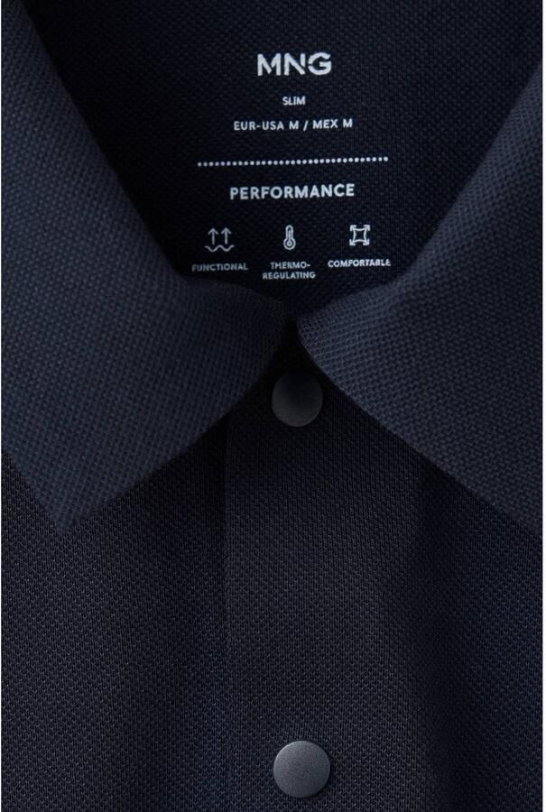 Mango Man slim fit polo marine - Foto 2