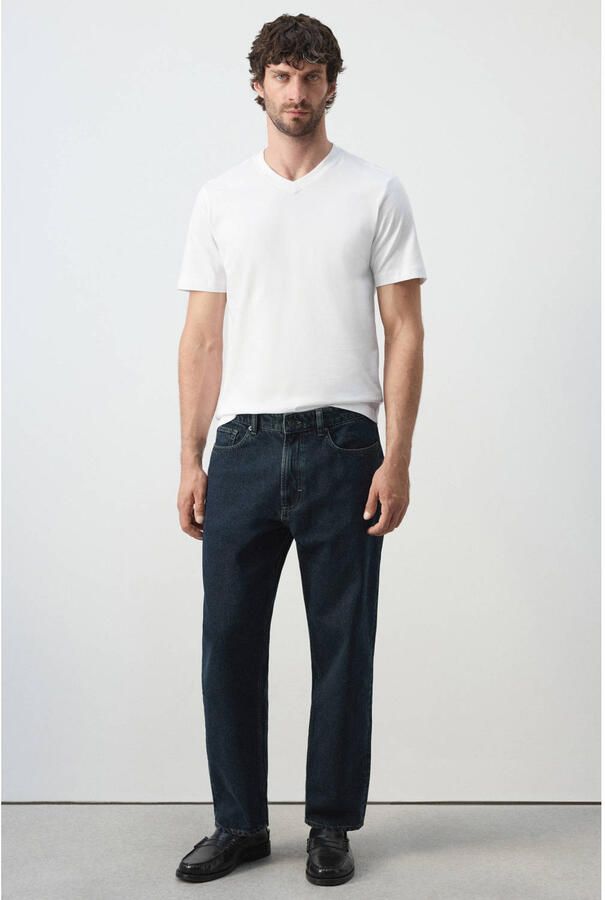 Mango Man slim fit T-shirt wit - Foto 2