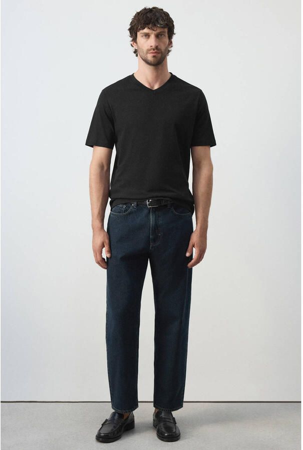 Mango Man slim fit T-shirt zwart - Foto 2