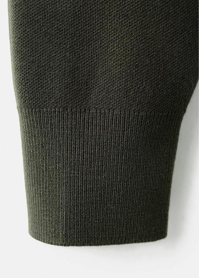 Mango Man slim fit trui donkergroen - Foto 3