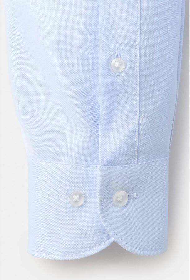 Mango Man slim fit zakelijk overhemd lichtblauw - Foto 2