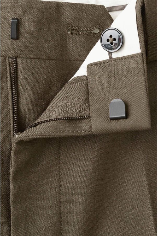 Mango Man slim pantalon bruin - Foto 2
