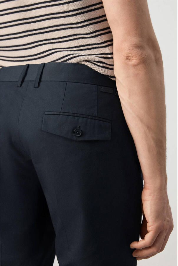 Mango Man slim pantalon donekrblauw - Foto 3
