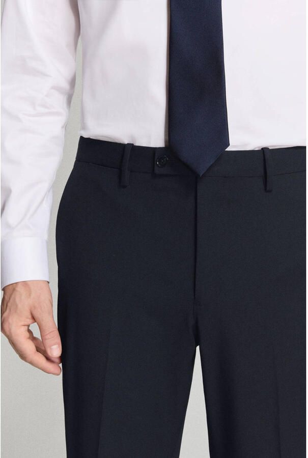 Mango Man slim pantalon donkerblauw - Foto 2