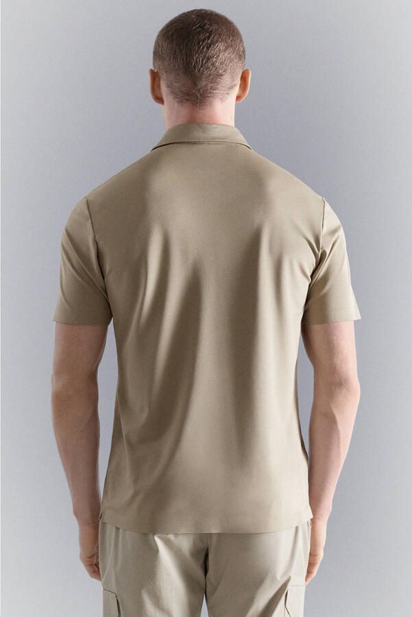 Mango Man slim polo beige - Foto 3