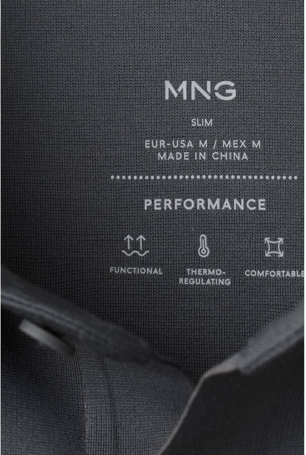 Mango Man slim polo grijs - Foto 2