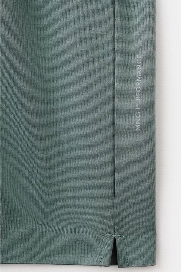 Mango Man slim polo groen - Foto 2