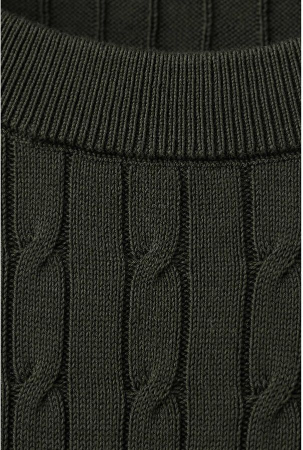 Mango Man slim T-shirt gebreid donkerbruin - Foto 3