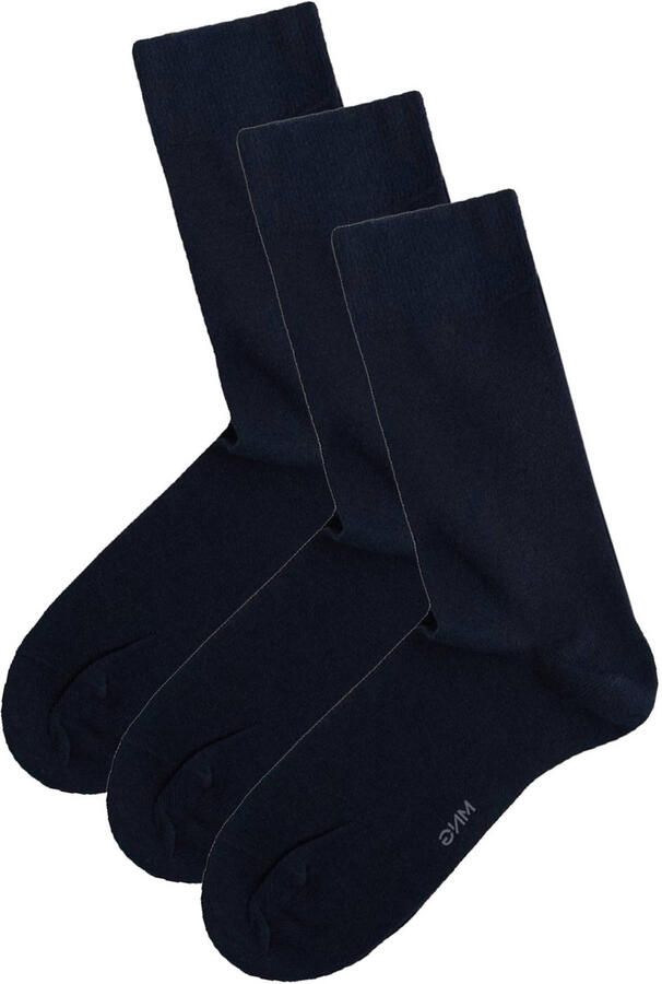 Mango Man sokken donkerblauw (set van 3)
