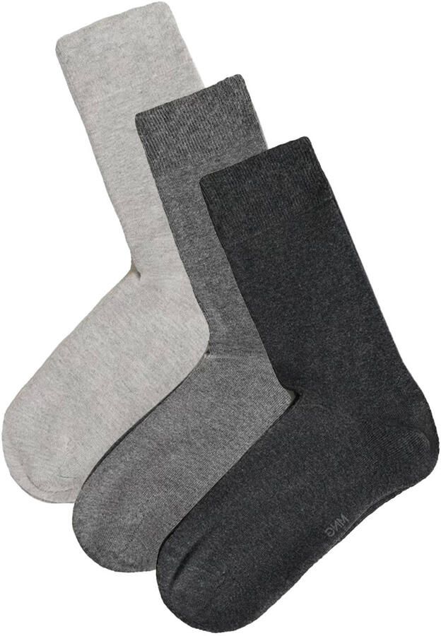 Mango Man sokken grijs (set van 3)