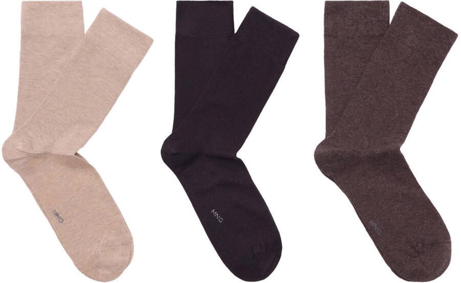 Mango Man sokken set van 3 multi
