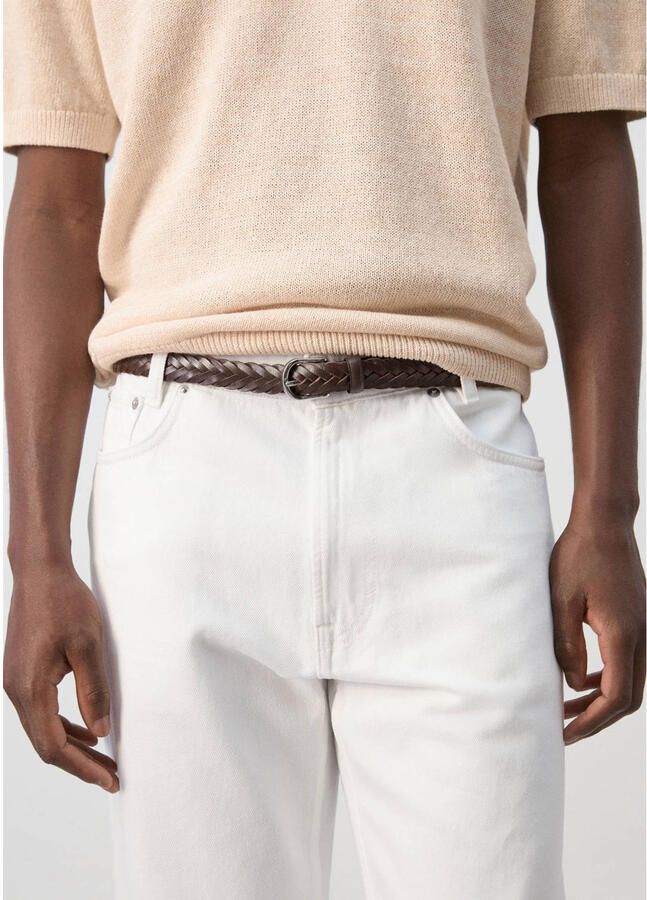 Mango Man straight leg jeans wit - Foto 3