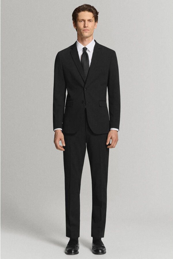 Mango Man super skinny pantalon zwart - Foto 3