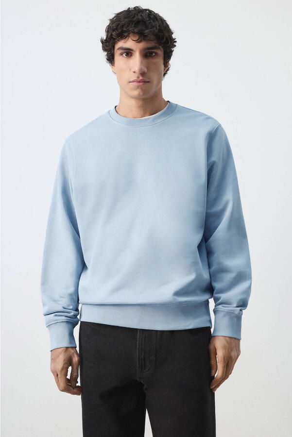 Mango Man sweater lichtblauw