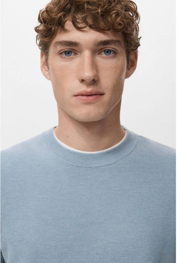 Mango Man sweater lichtblauw - Foto 2