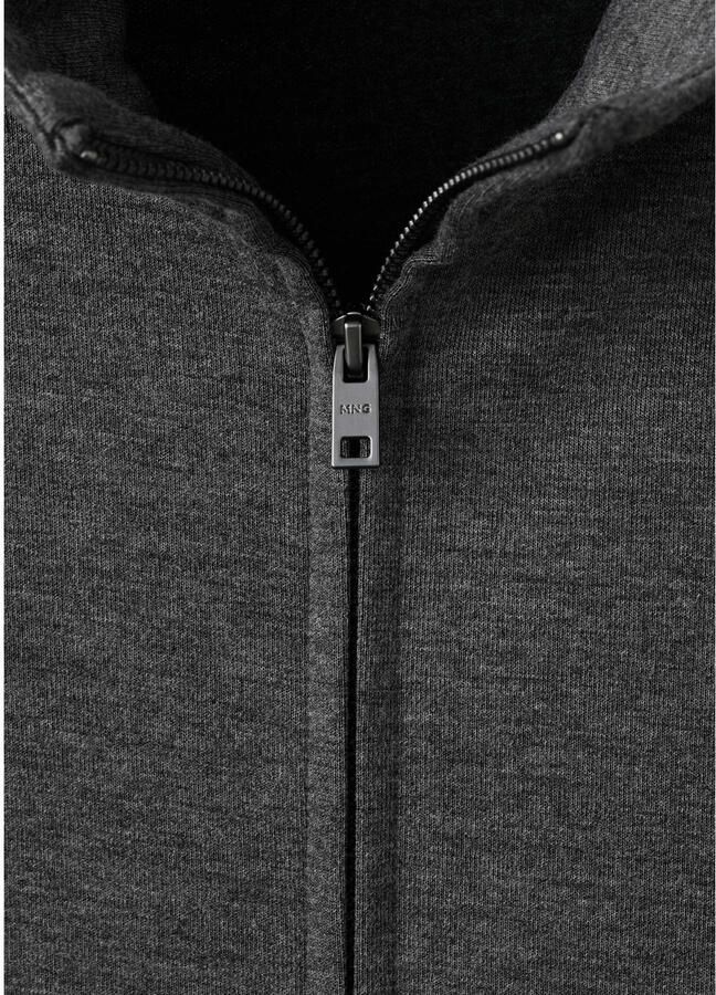 Mango Man sweatvest grijs - Foto 2