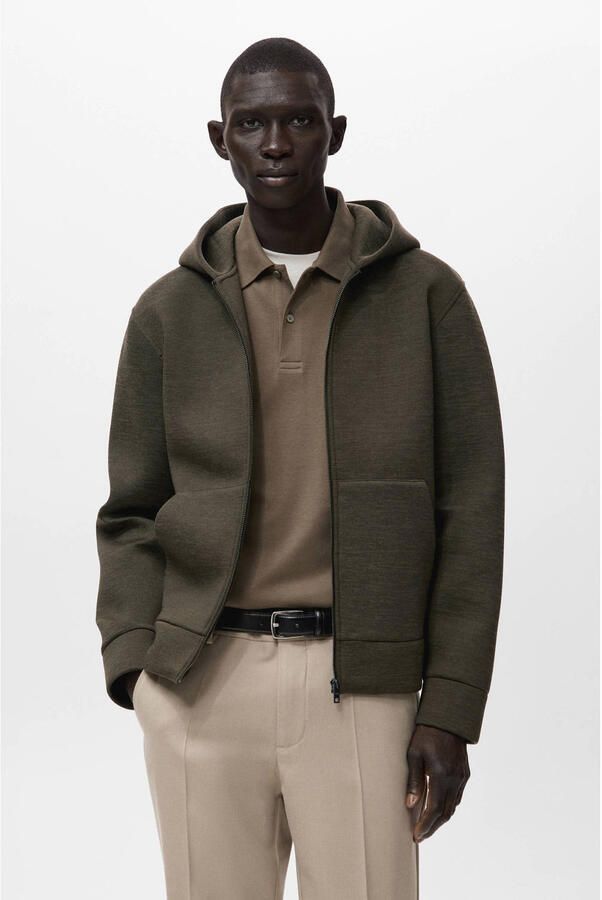 Mango Man sweatvest kaki