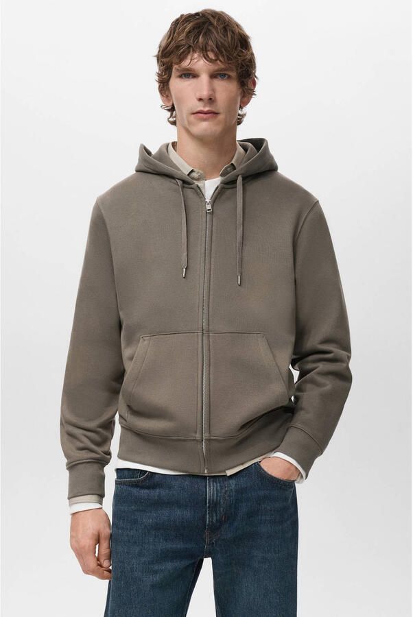 Mango Man sweatvest kaki