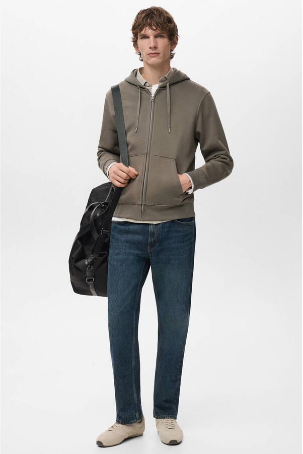 Mango Man sweatvest kaki - Foto 2