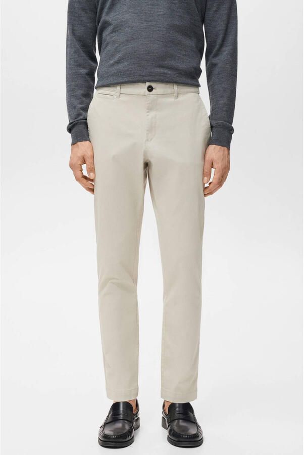 Mango Man tapered chino beige
