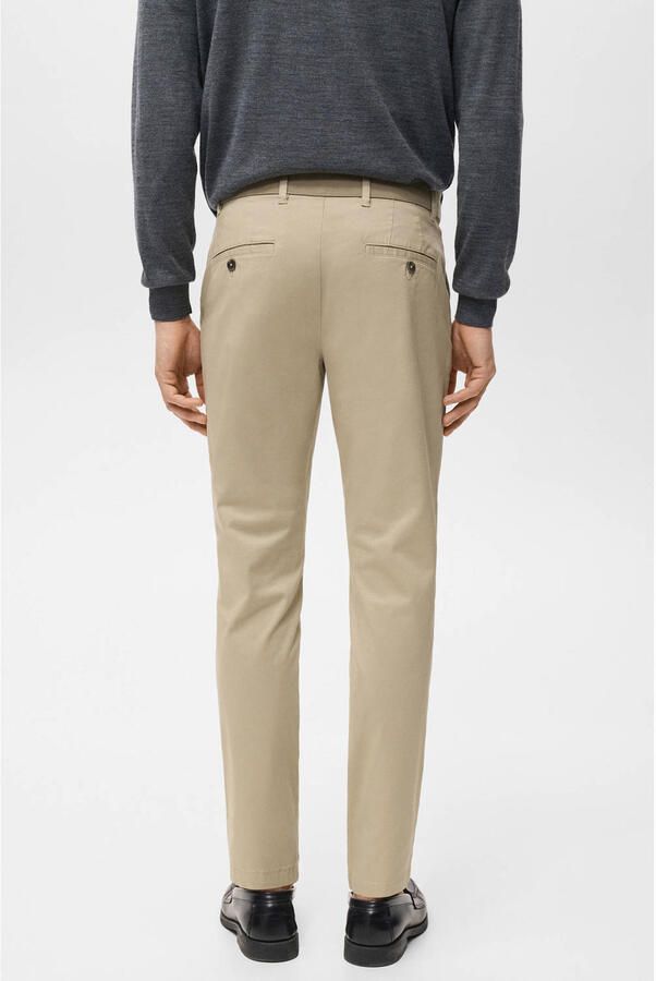 Mango Man tapered chino beige - Foto 3