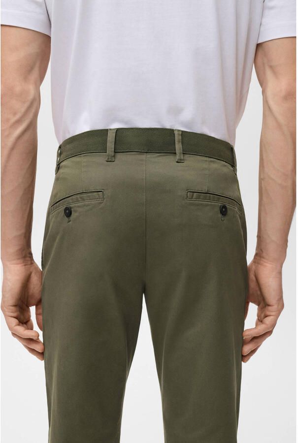 Mango Man tapered chino kaki - Foto 2