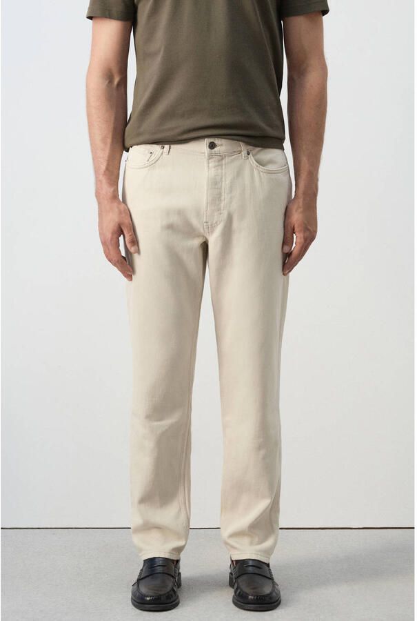 Mango Man tapered jeans beige