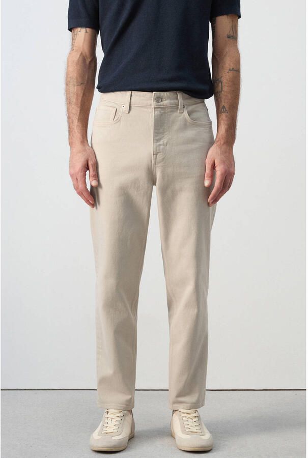 Mango Man tapered jeans beige