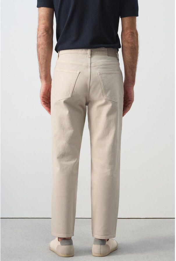 Mango Man tapered jeans beige - Foto 2