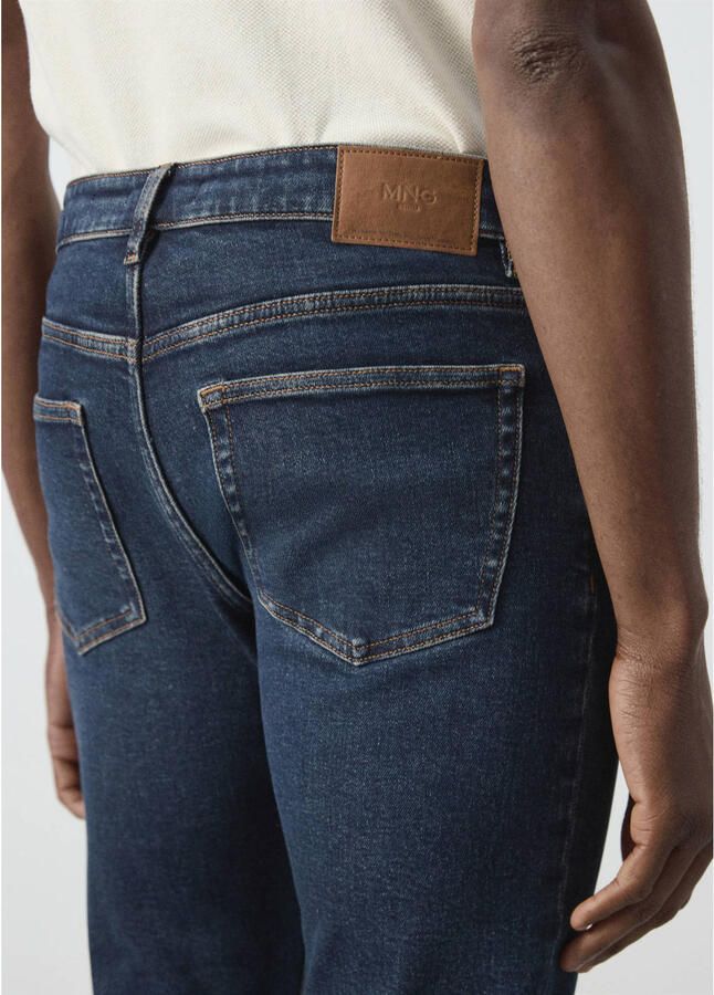Mango Man tapered jeans blauw - Foto 2