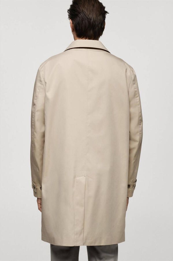 Mango Man trenchcoat beige