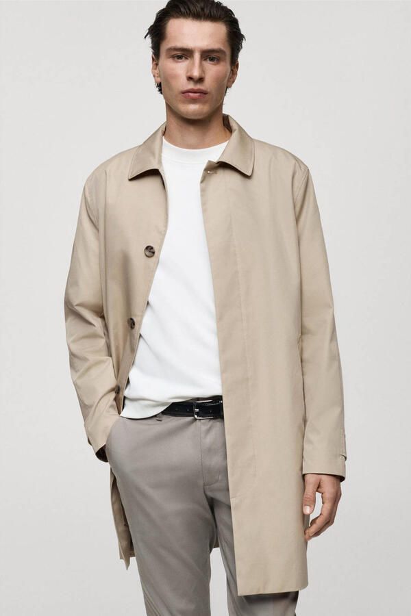Mango Man trenchcoat beige - Foto 2
