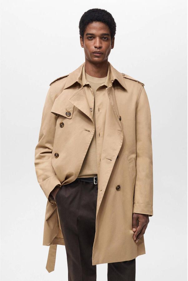 Mango Man trenchcoat beige - Foto 1