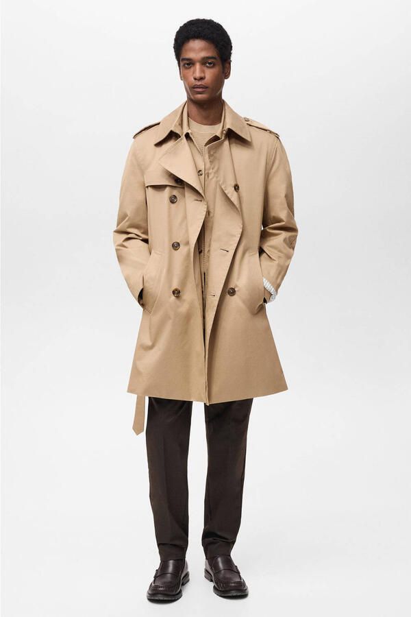 Mango Man trenchcoat beige - Foto 2