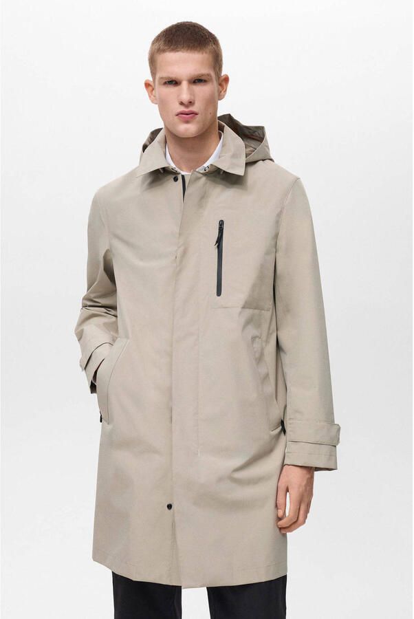 Mango Man tussenjas beige - Foto 1