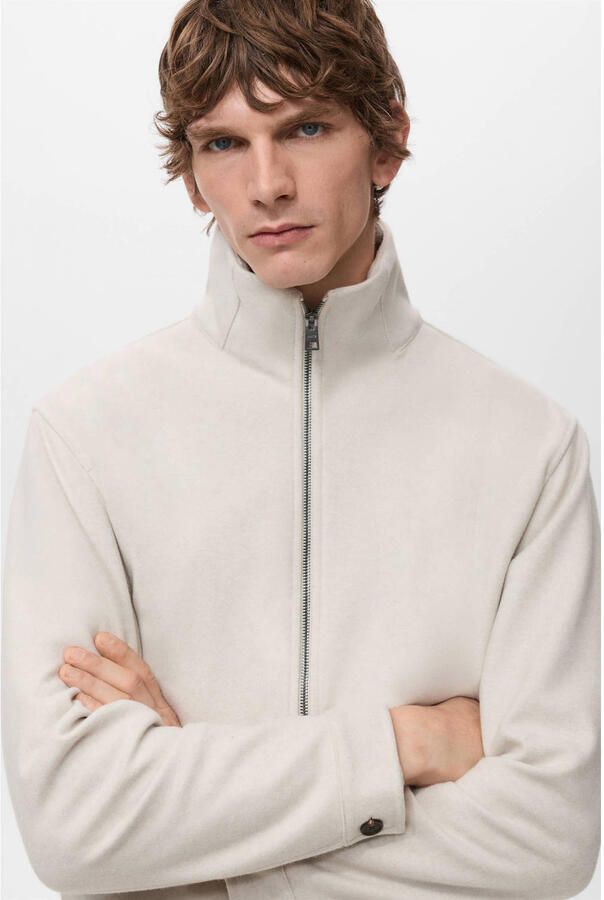 Mango Man tussenjas beige - Foto 2