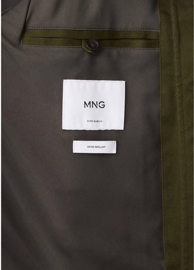 Mango Man tussenjas beige kaki - Foto 2