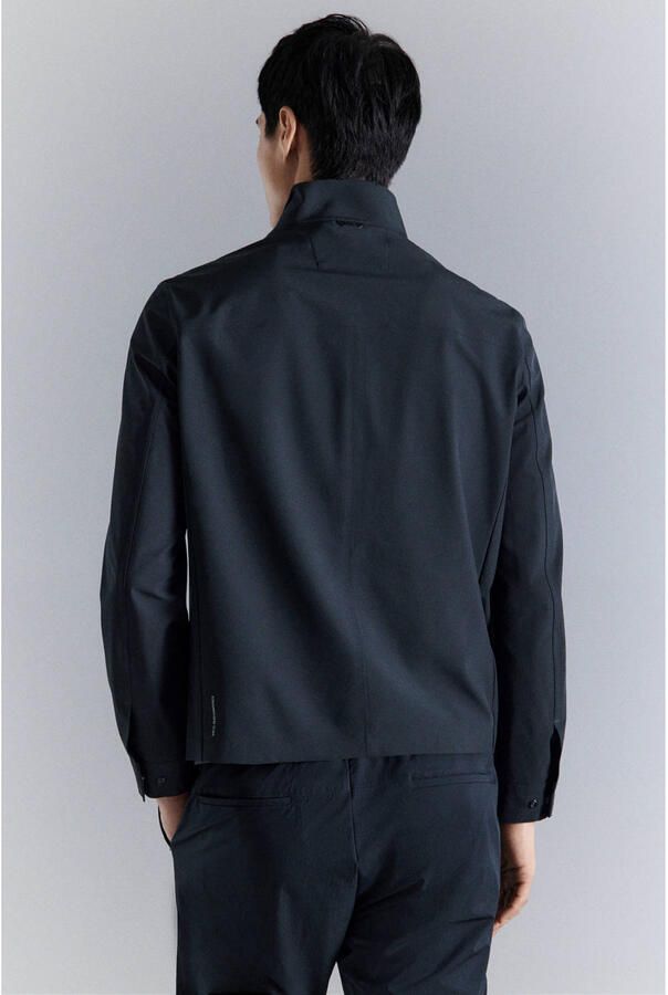 Mango Man tussenjas donkerblauw - Foto 2